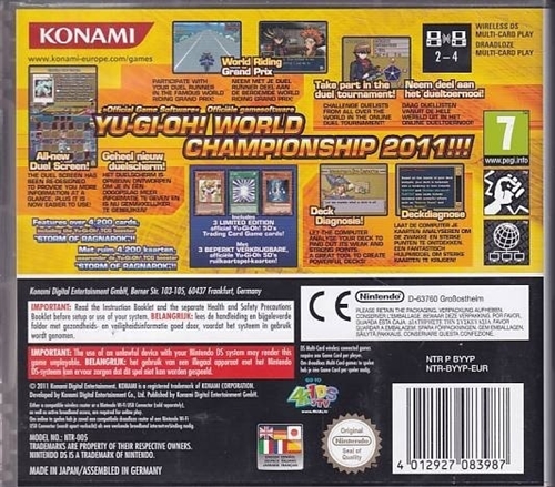 Yugioh World Championship 2011 Over the Nexus - Nintendo DS (A Grade) (Genbrug)2